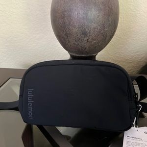 Black Lululemon mini belt bag one size